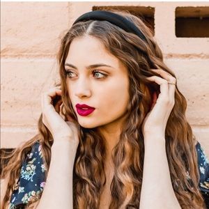 a new day Padded Black Headband